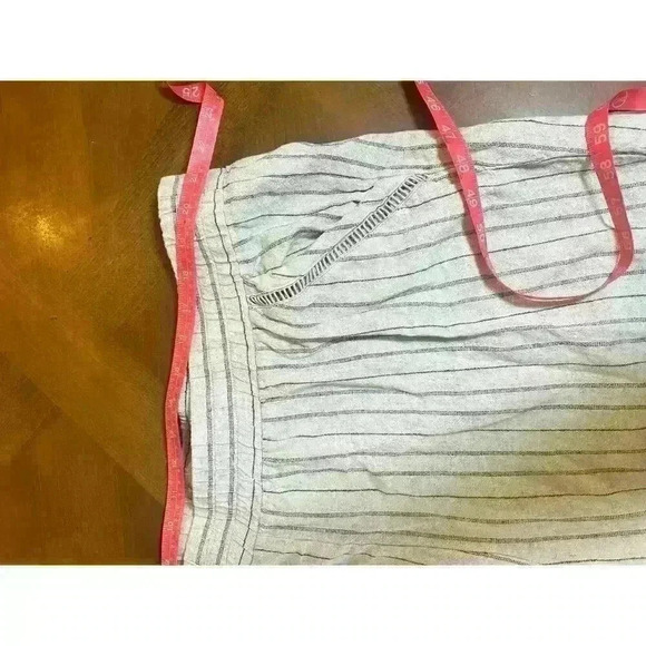 craft & barrow linen capri wide leg pants size 2xl - Picture 3 of 5